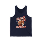 Santa Is Cumming Jersey Tank