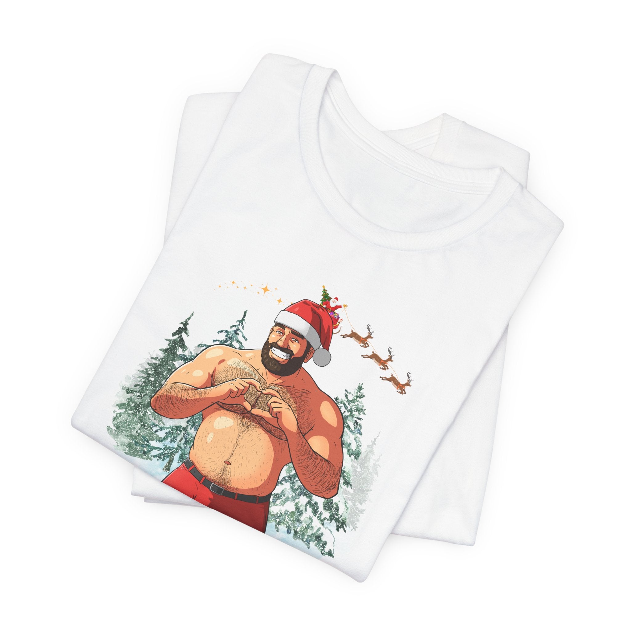 Big Dick (ahem, Nick) Energy Tee, White Edition