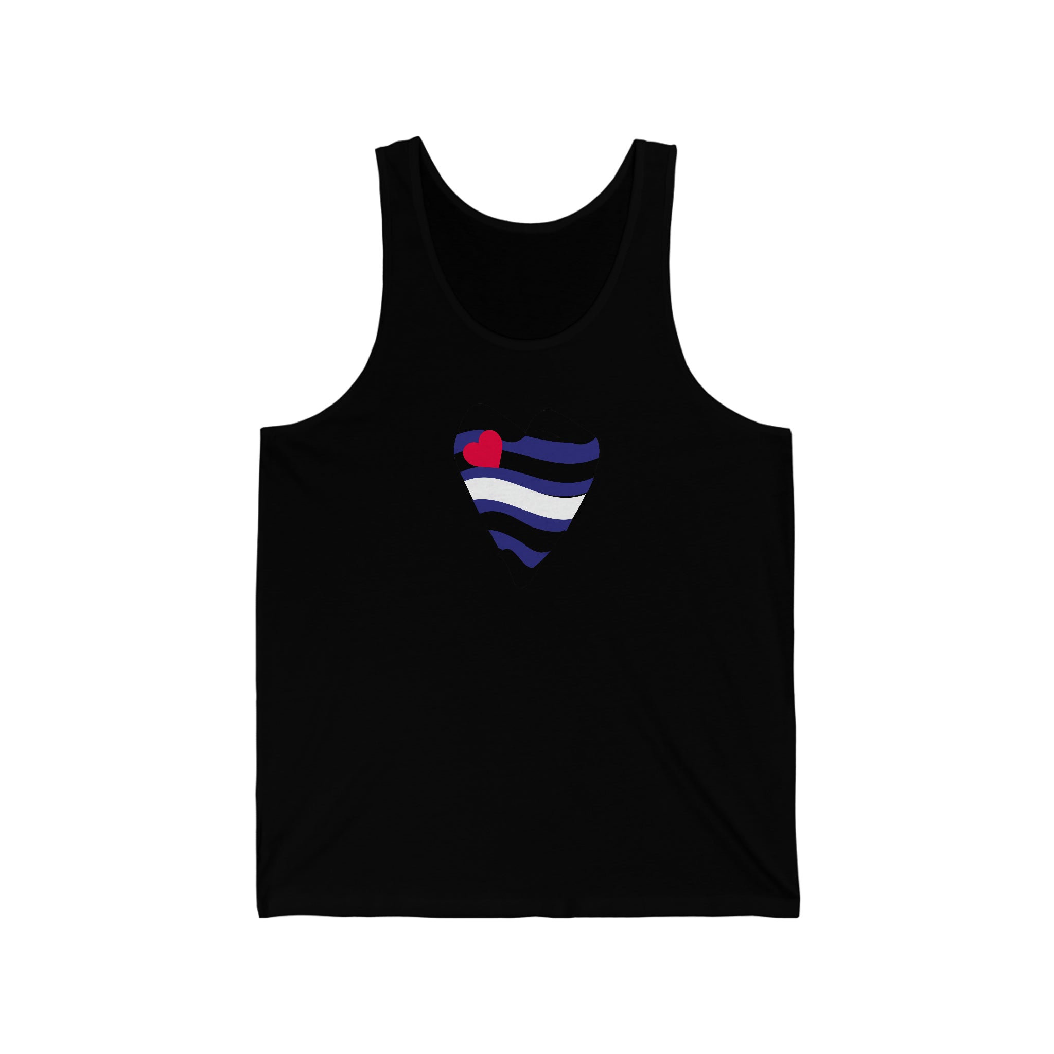 Leather Heart Tank - Tank - Twisted Jezebel