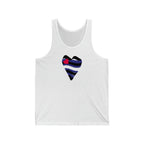 Leather Heart Tank - Tank - Twisted Jezebel