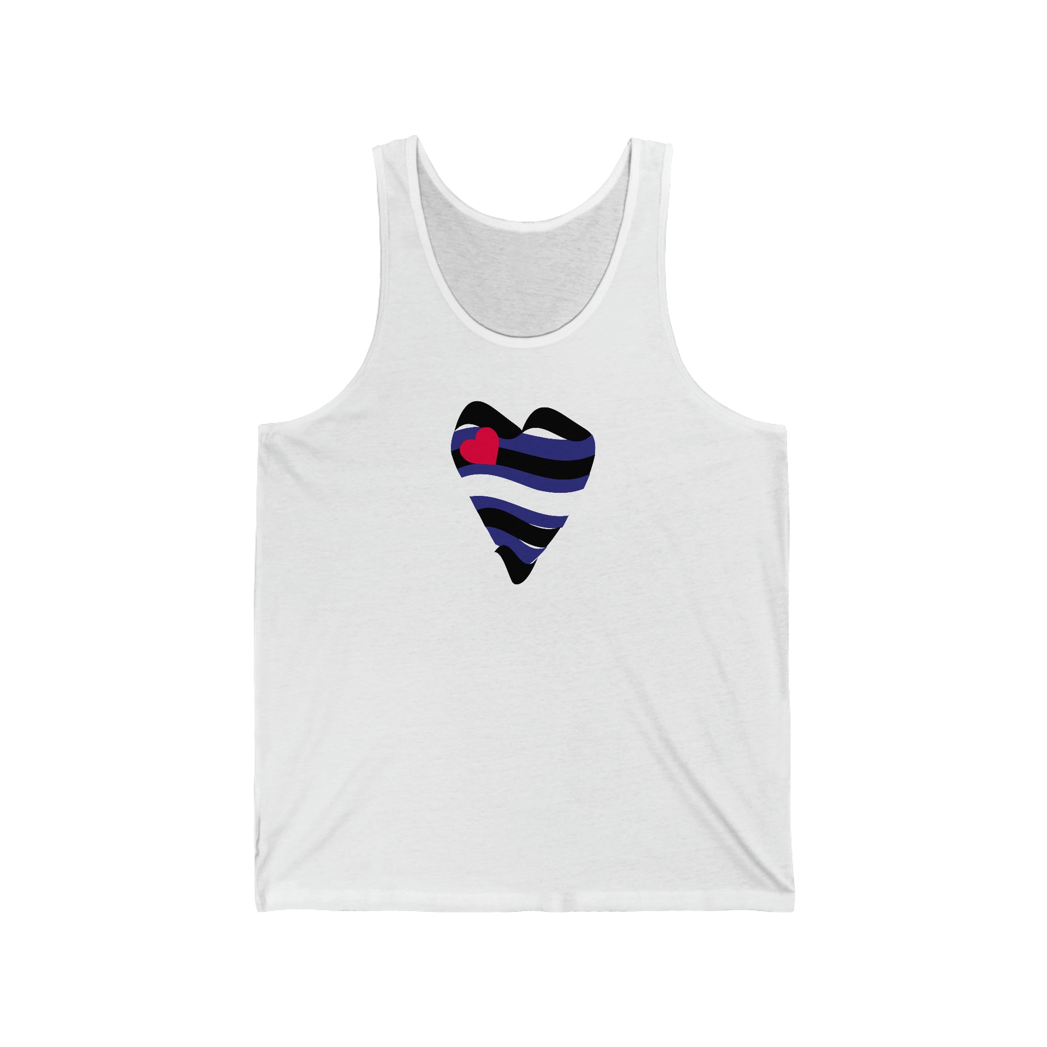 Leather Heart Tank - Tank - Twisted Jezebel