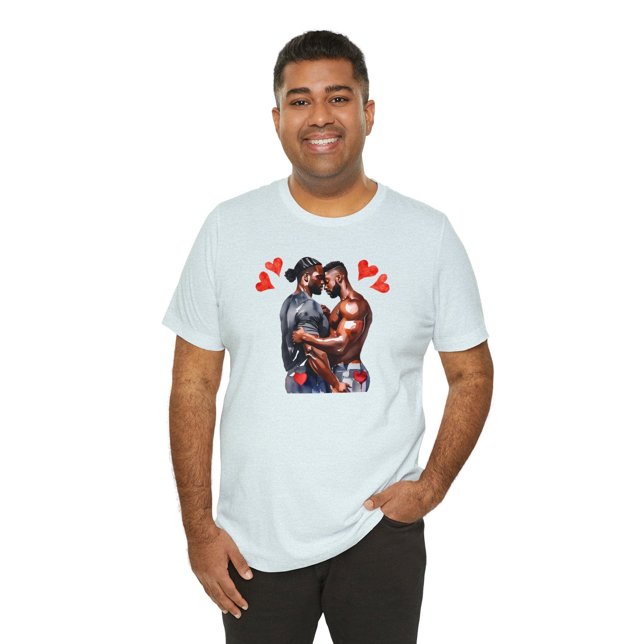 Gay Valentines: "Embrace in Love" Tee - T-Shirt - Twisted Jezebel