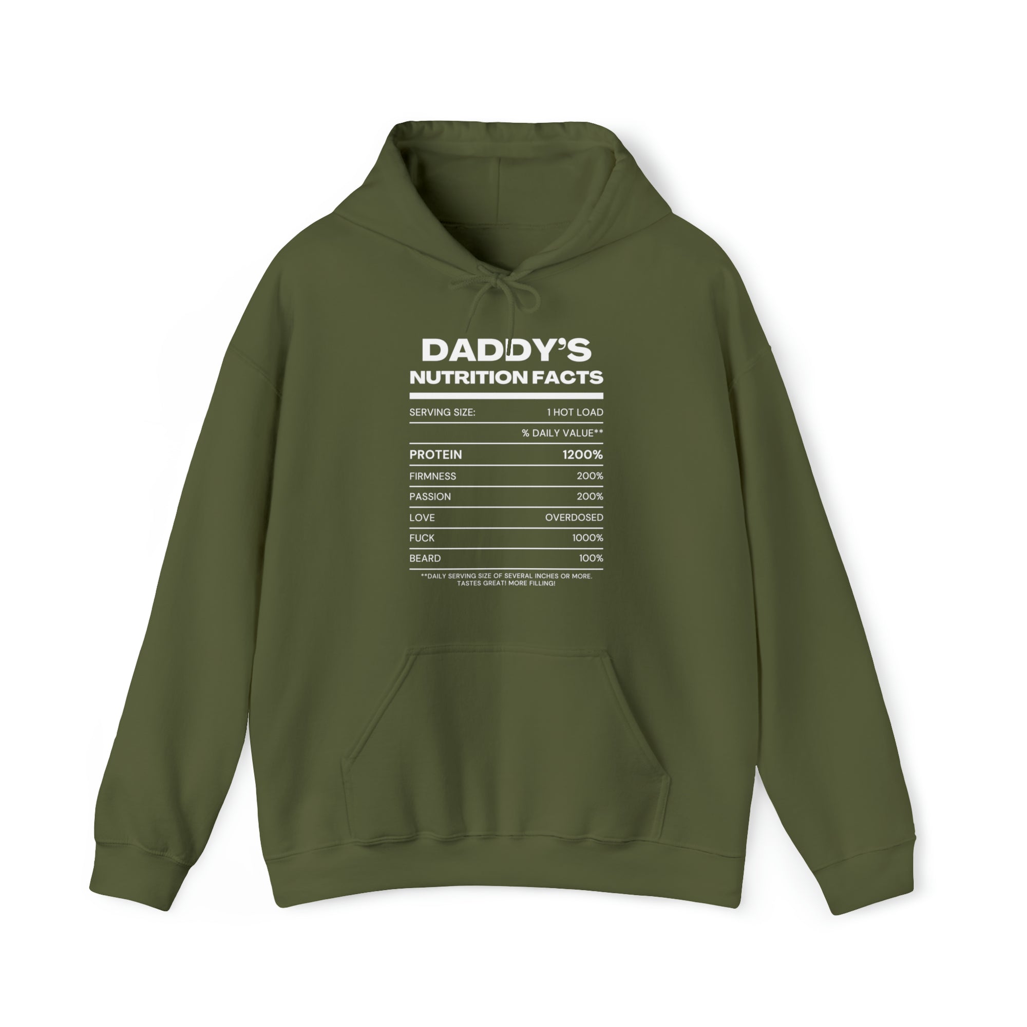 Daddy's Nutrition Facts Hoodie - Hoodie - Twisted Jezebel