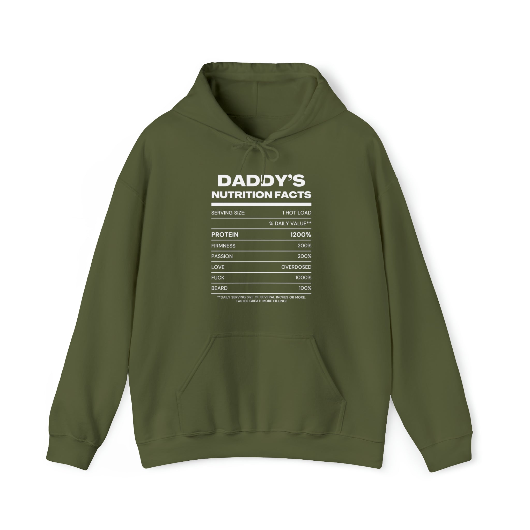 Daddy's Nutrition Facts Hoodie - Hoodie - Twisted Jezebel