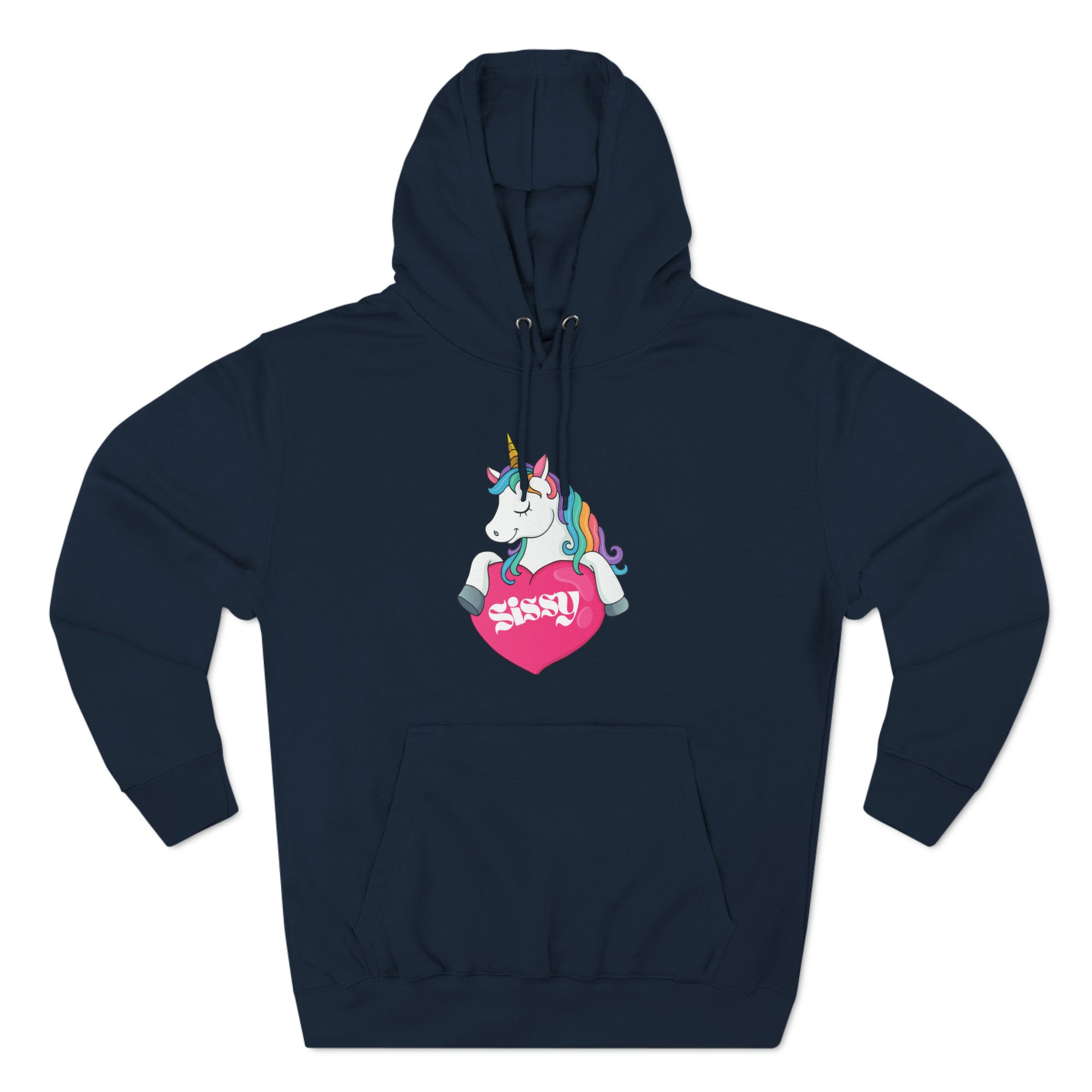 Unicorn Sissy Three-Panel Fleece Hoodie