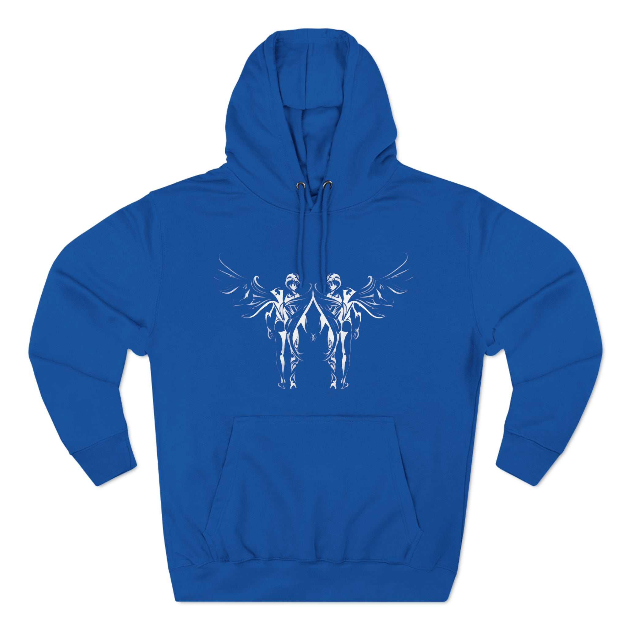 Angels in Love Three-Panel Fleece Hoodie - Hoodie - Twisted Jezebel