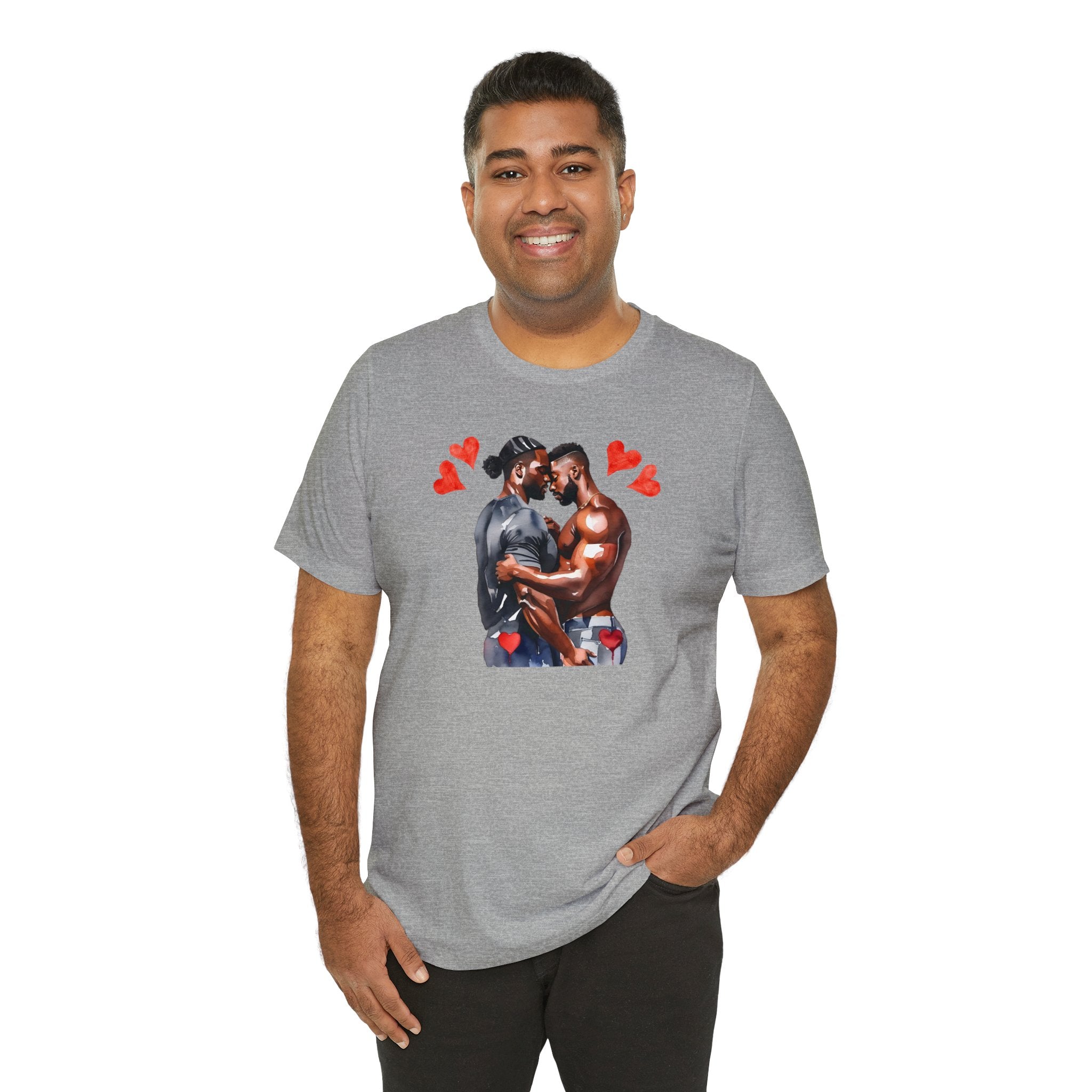 Gay Valentines: "Embrace in Love" Tee - T-Shirt - Twisted Jezebel