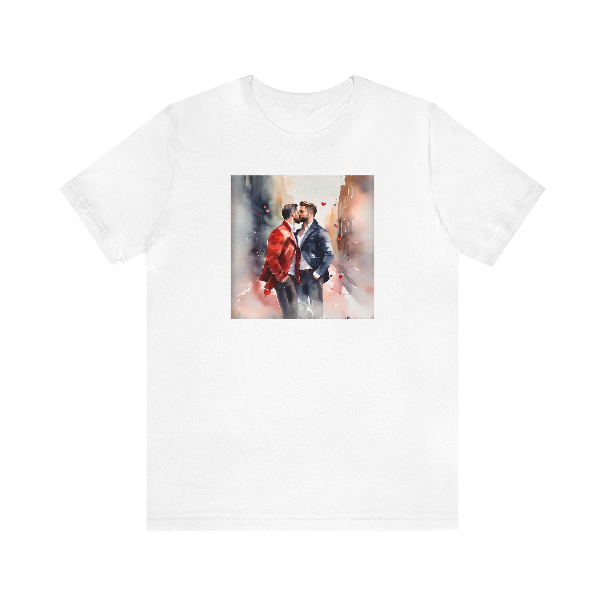 Gay Valentines: "Heartfelt Kiss" Tee - T-Shirt - Twisted Jezebel