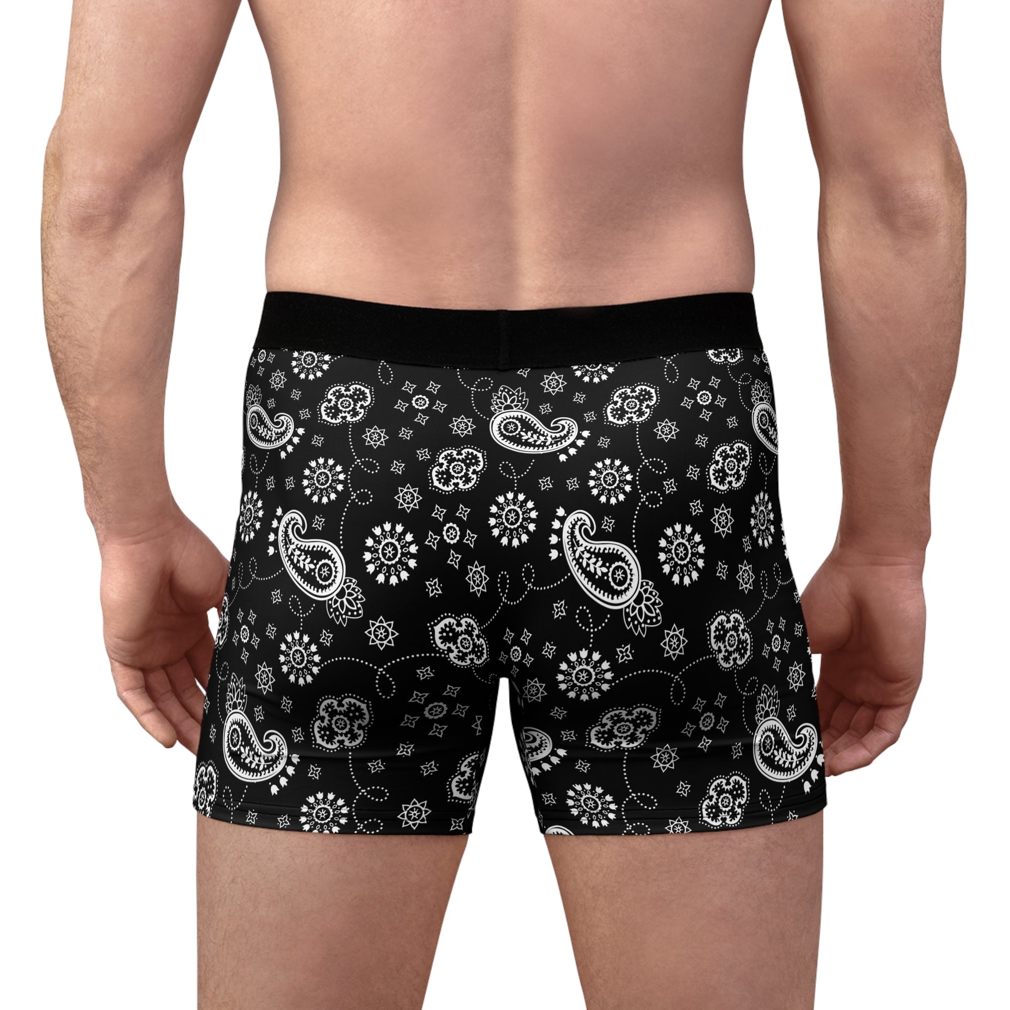 Men's Boxer Briefs Hanky Code: Black