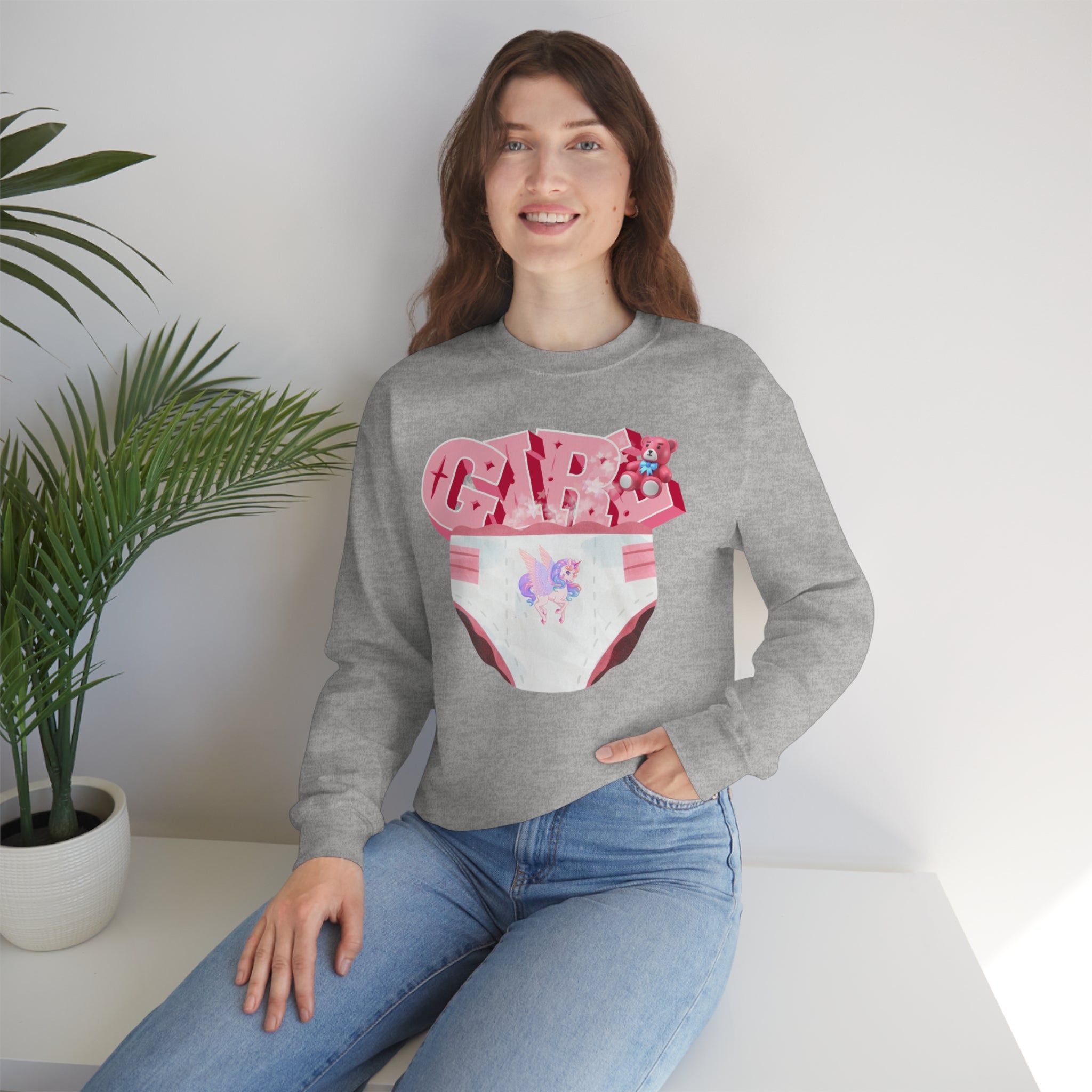 Diaper Girl Sweatshirt - Sweatshirt - Twisted Jezebel