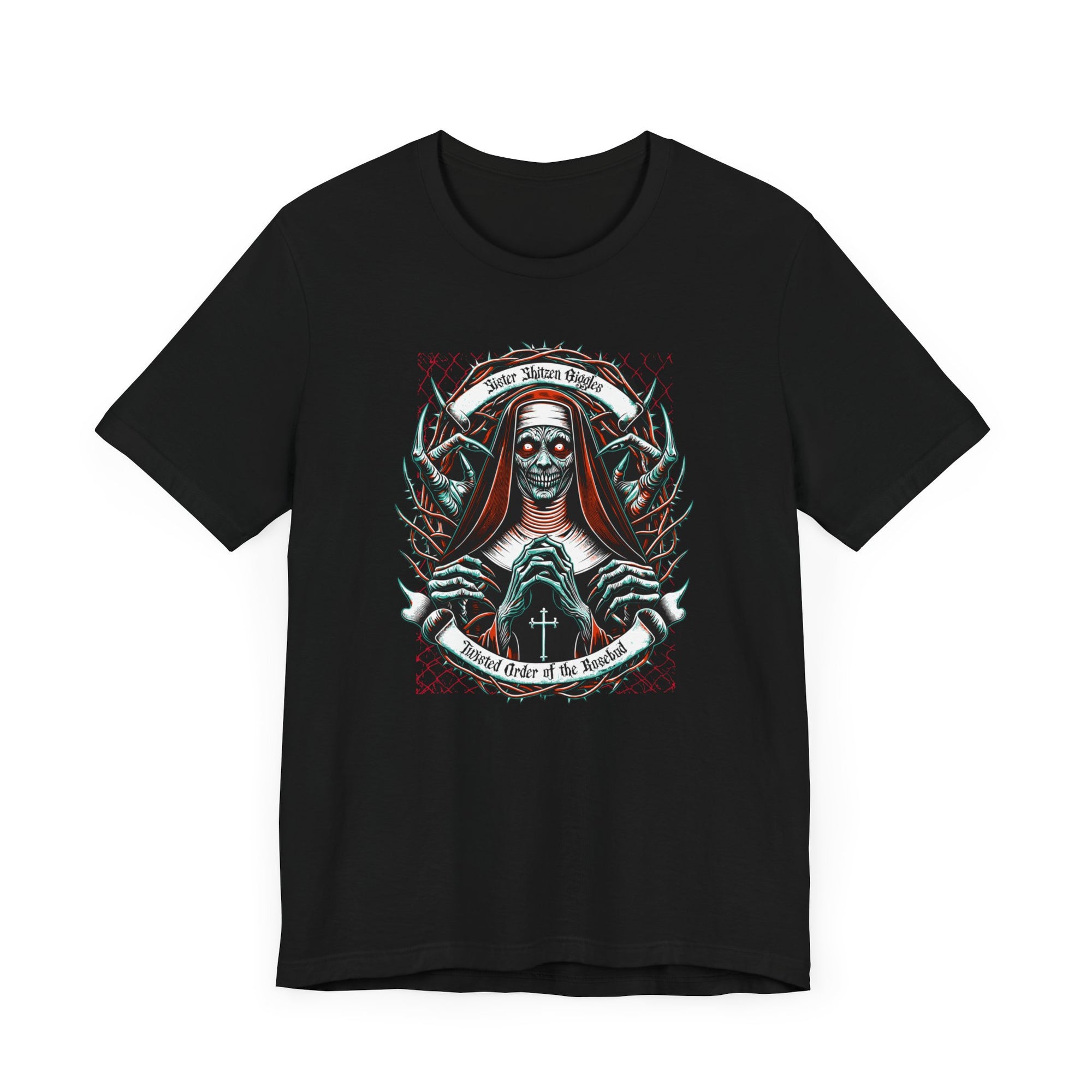 Sister Shitzen Giggles from the Twisted Order of the Rosebud Tee