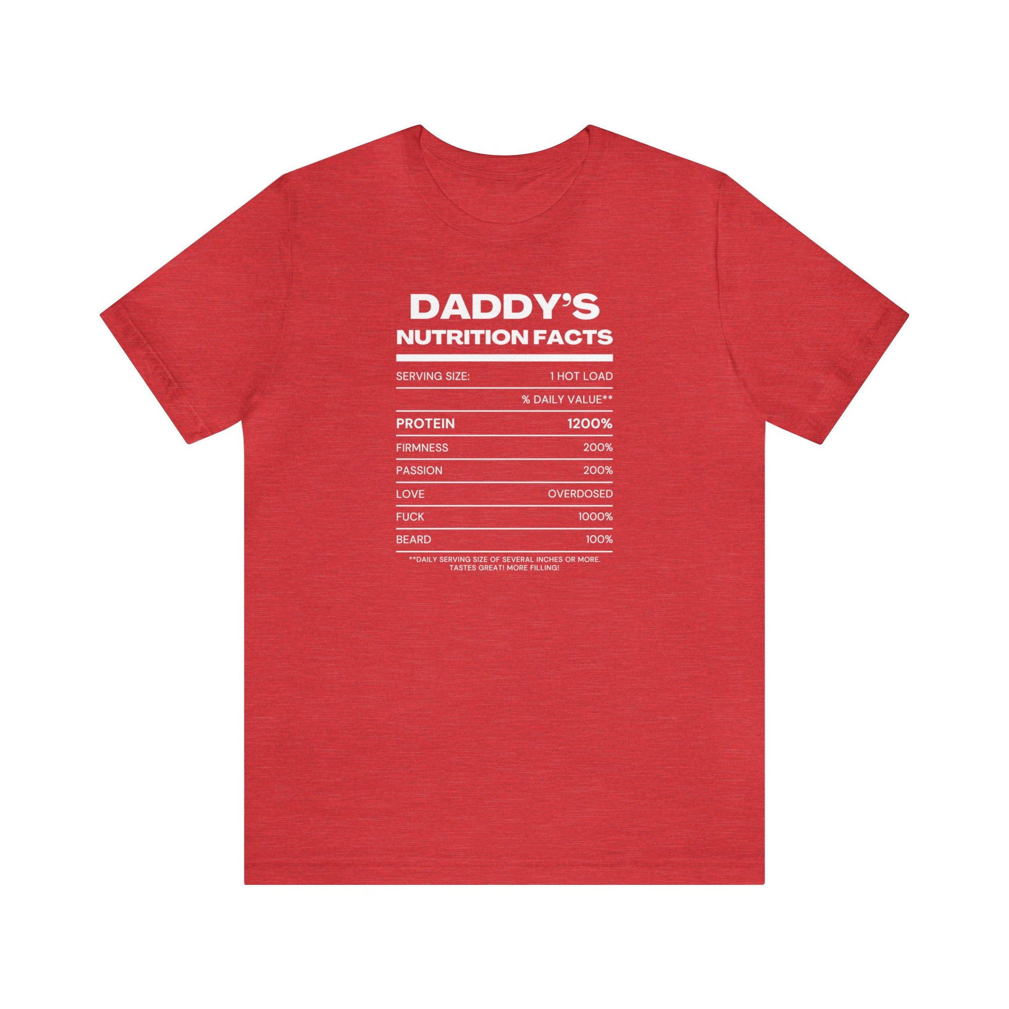 Daddy's Nutrition Facts Tee - Tee - Twisted Jezebel