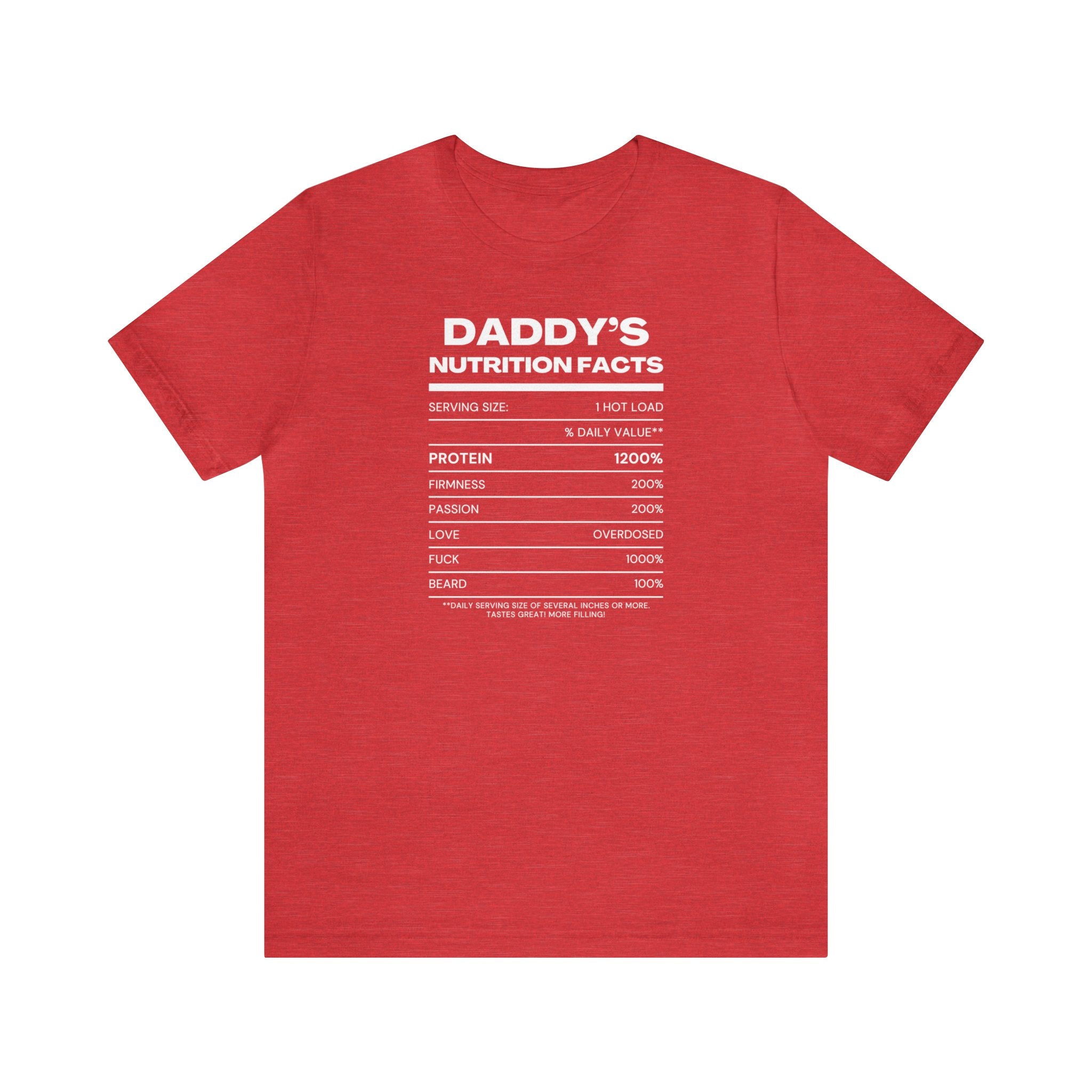 Daddy's Nutrition Facts Tee - Tee - Twisted Jezebel