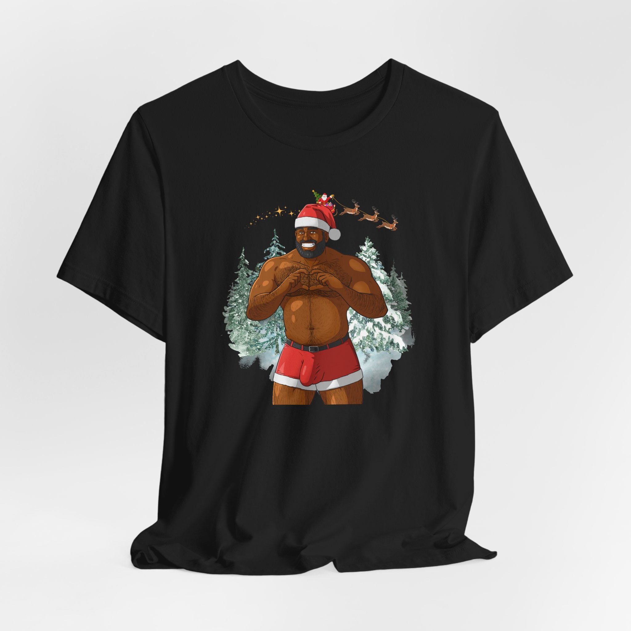 Big Nick (ahem, Dick) Energy Tee, Black Edition