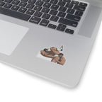 Men Rimming Kiss-Cut Stickers: Black Edition