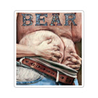 Bear Butt Kiss-Cut Stickers