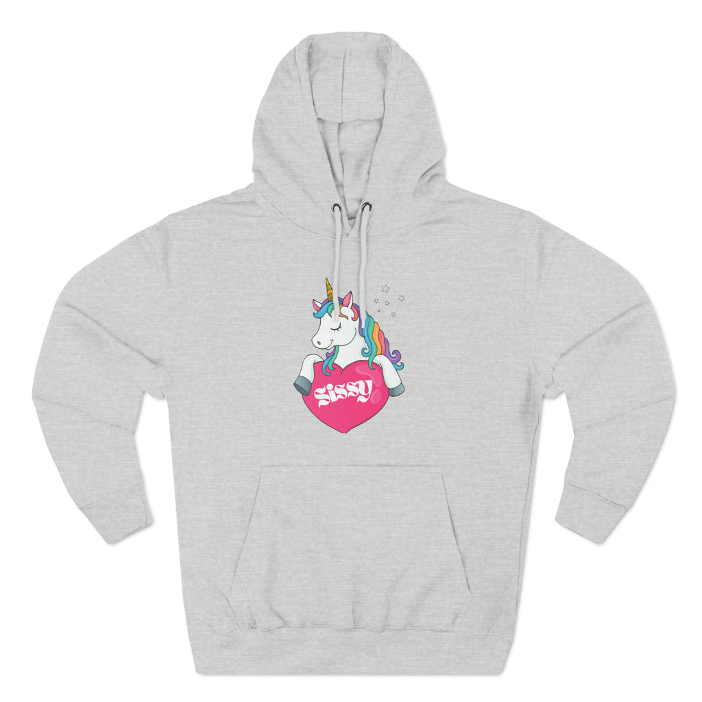 Unicorn Sissy Three-Panel Fleece Hoodie