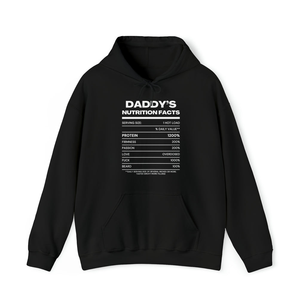 Daddy's Nutrition Facts Hoodie - Hoodie - Twisted Jezebel