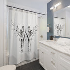 Angels in Love Shower Curtain - Shower Curtain - Twisted Jezebel