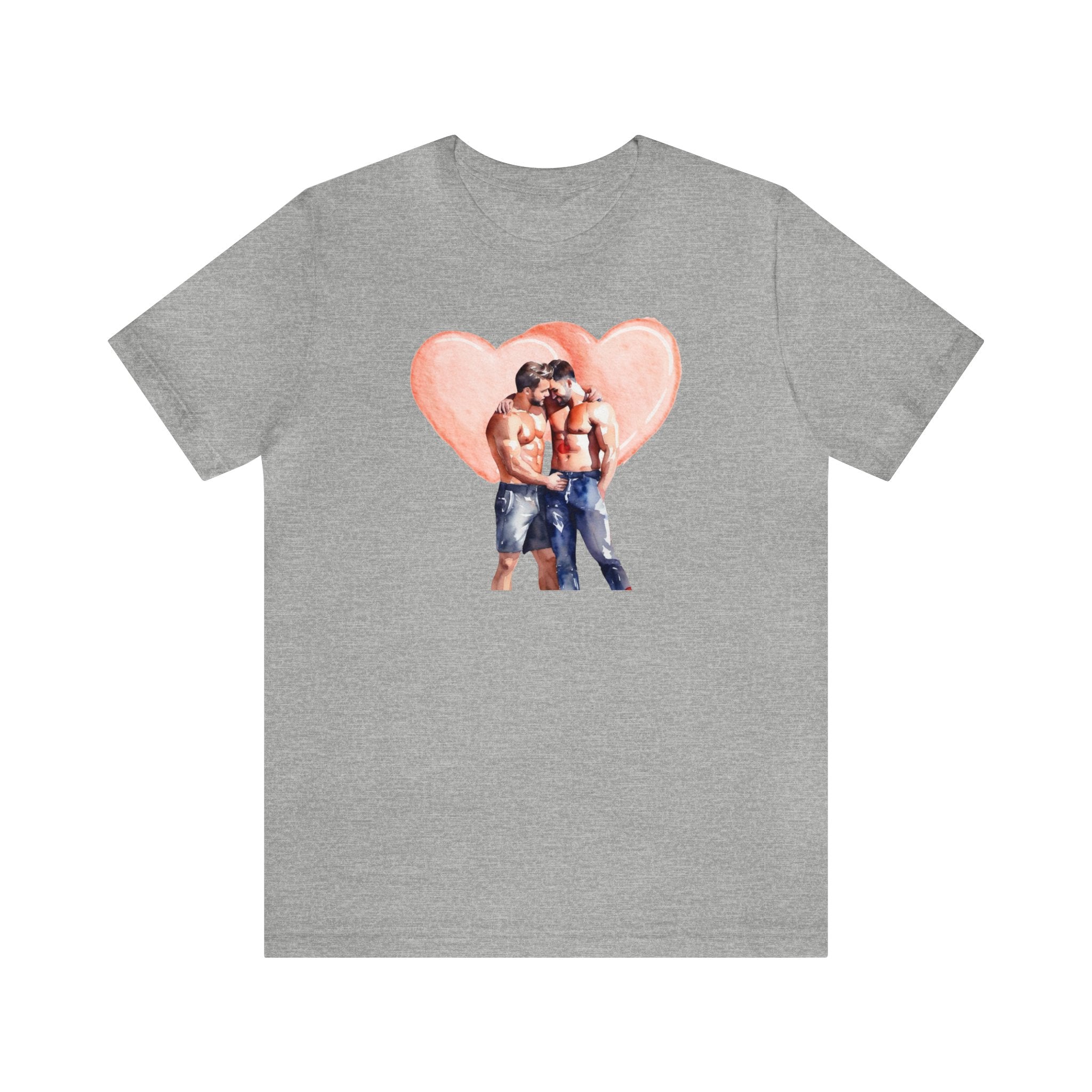 Gay Valentines: "Heartfelt Connection" Tee - T-Shirt - Twisted Jezebel