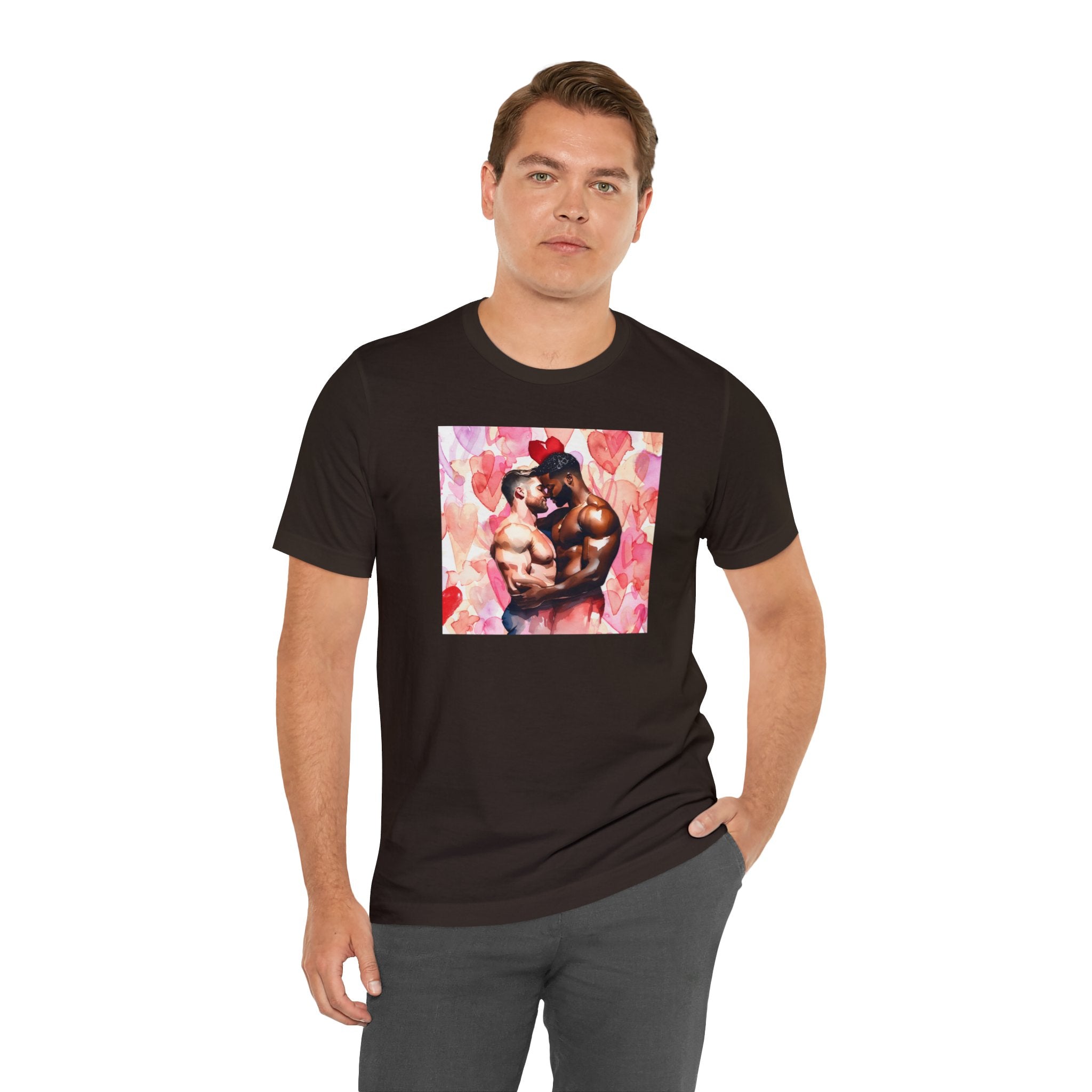 Gay Valentines: "United Hearts" Tee - T-Shirt - Twisted Jezebel