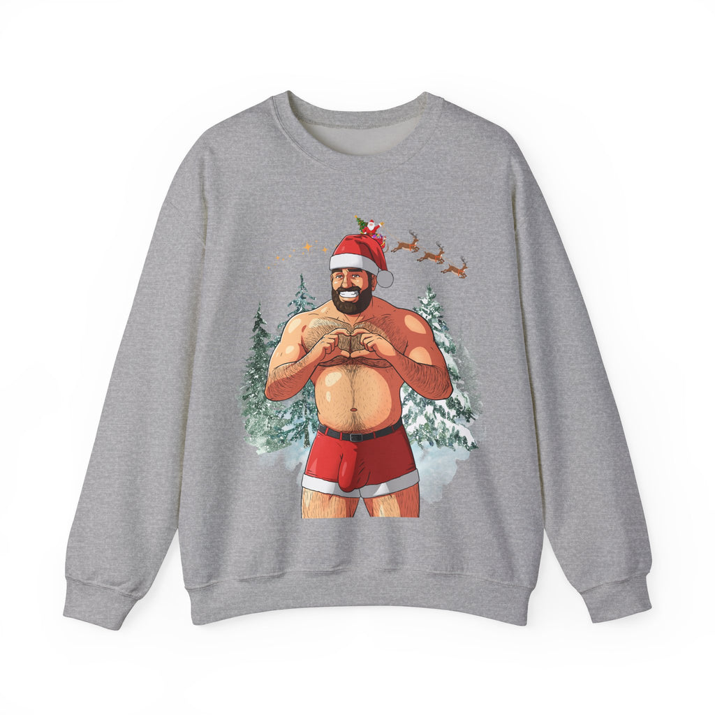 Big Nick (ahem, Dick) Energy Gildan Pullover, White Edition