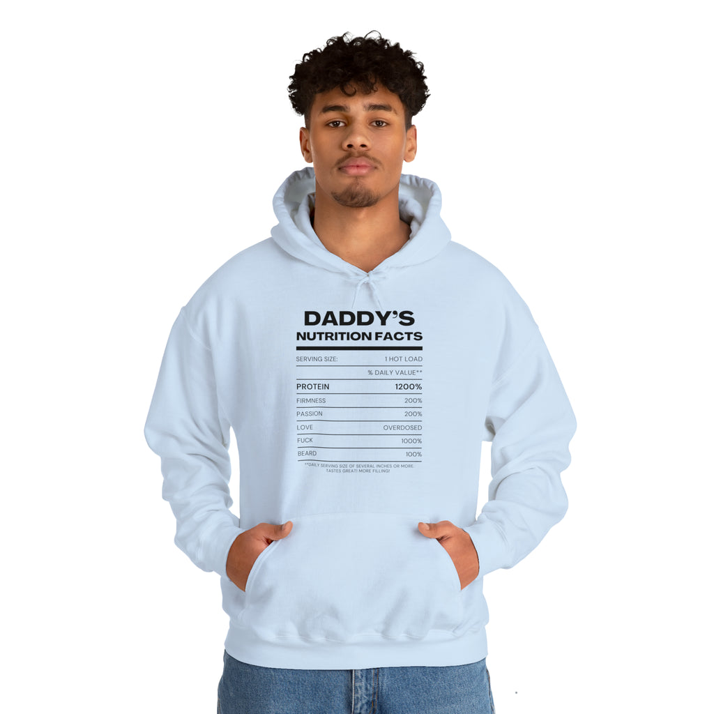 Daddy's Nutrition Facts Hoodie - Hoodie - Twisted Jezebel