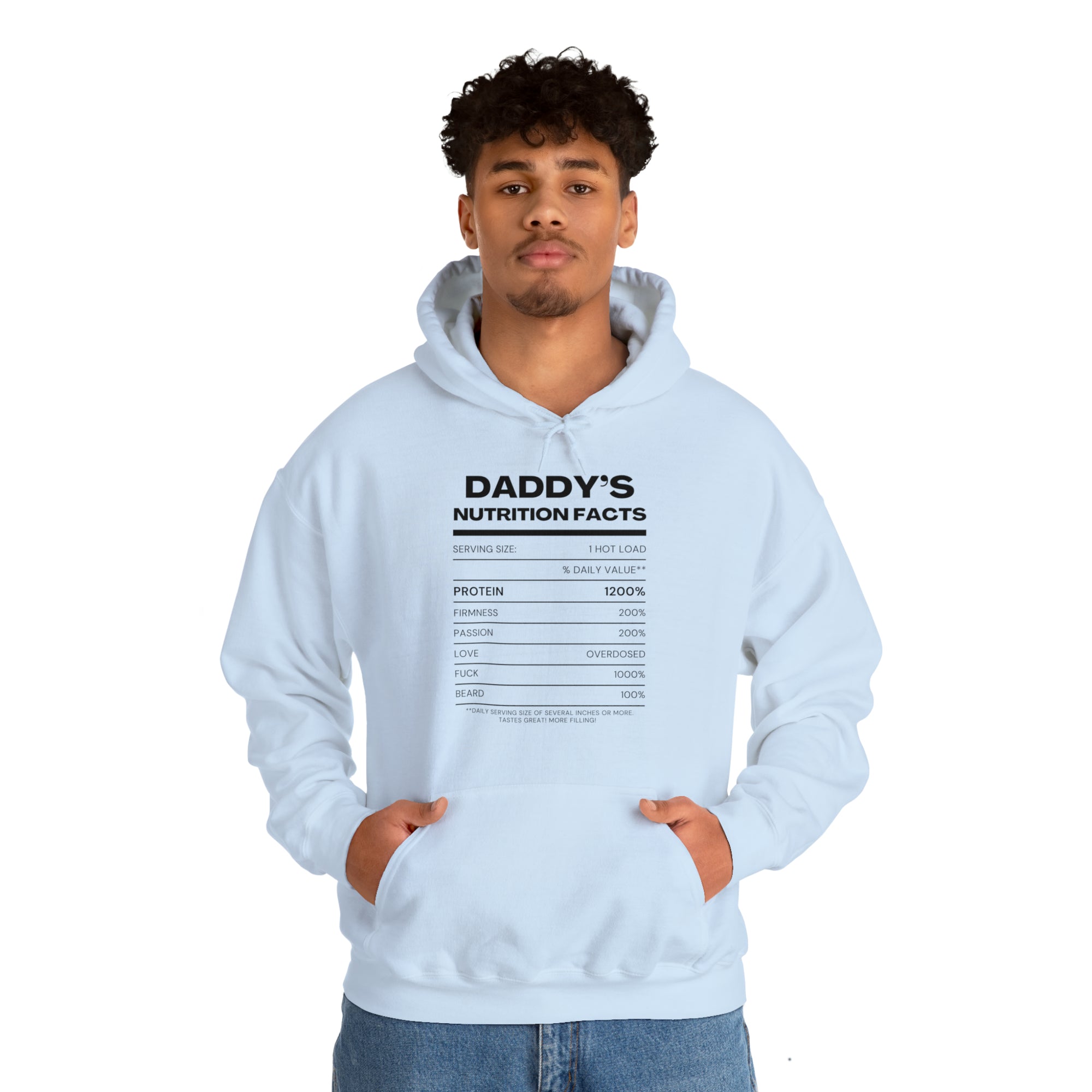 Daddy's Nutrition Facts Hoodie - Hoodie - Twisted Jezebel