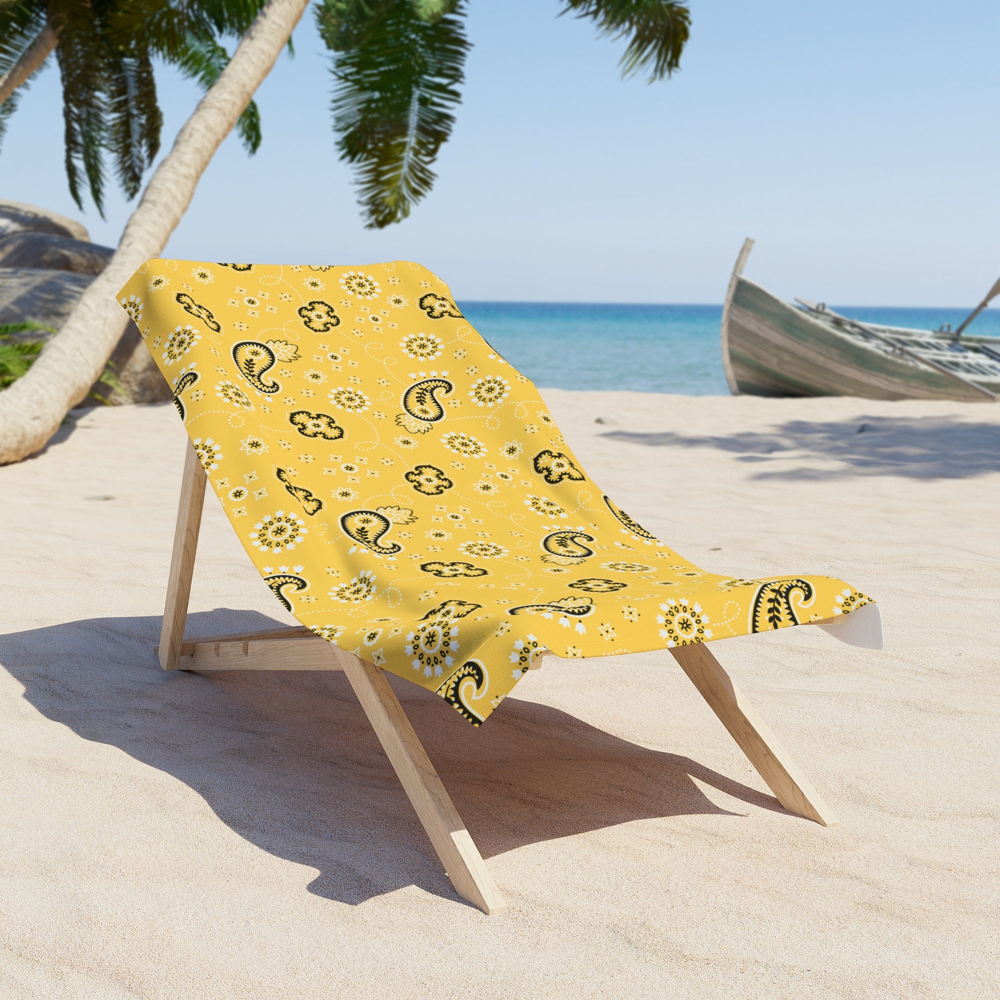 Hanky Code: Yellow, Rimming Mat Towel
