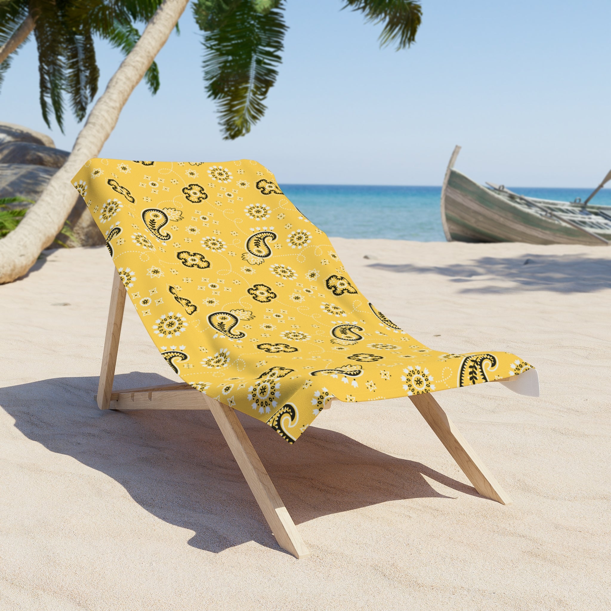 Hanky Code: Yellow, Rimming Mat Towel