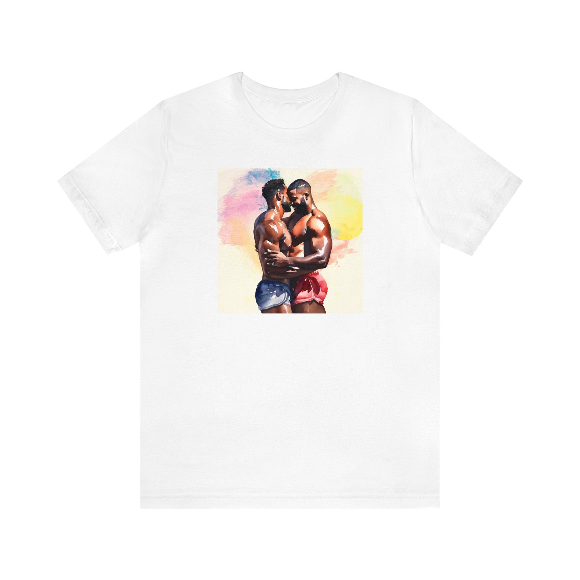 Gay Valentines: "Sunset Embrace" Tee - T-Shirt - Twisted Jezebel