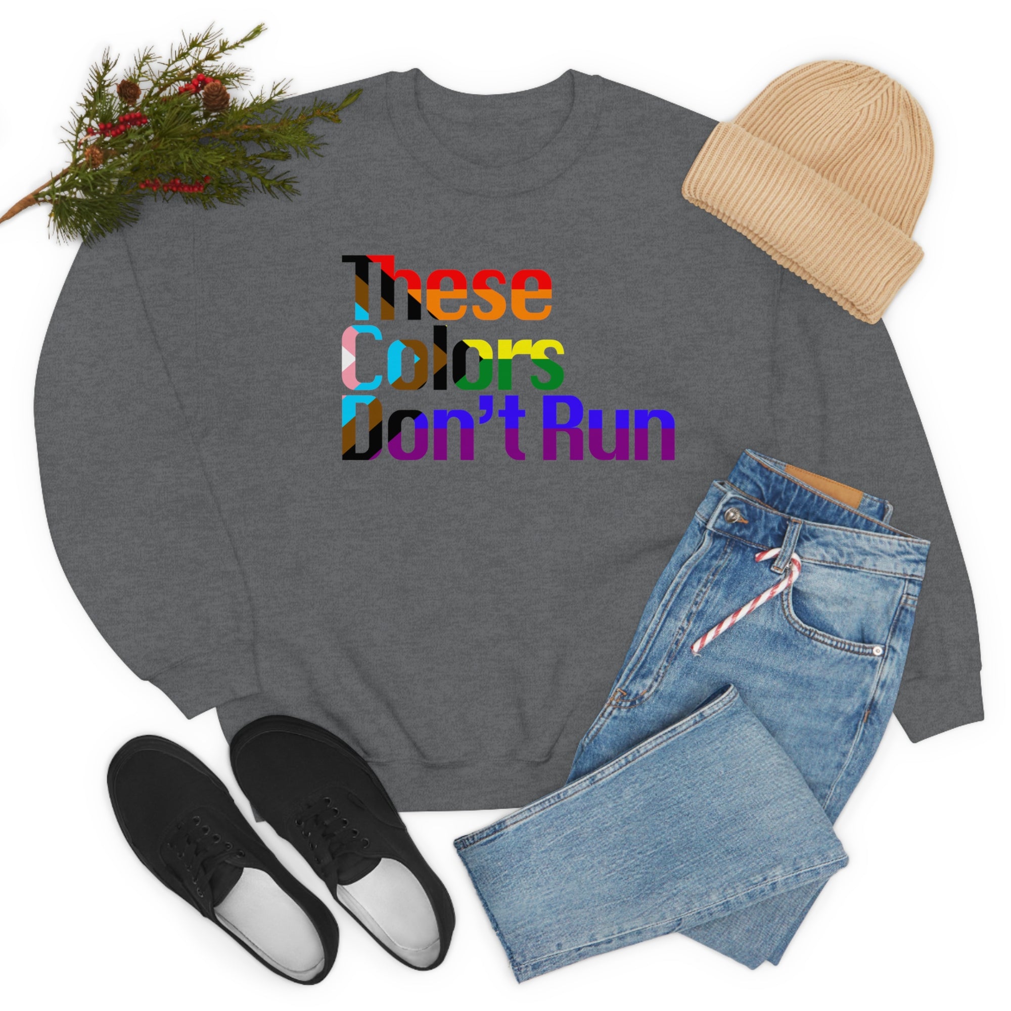 These Colors Don't Run Pullover - Sweatshirt - Twisted Jezebel