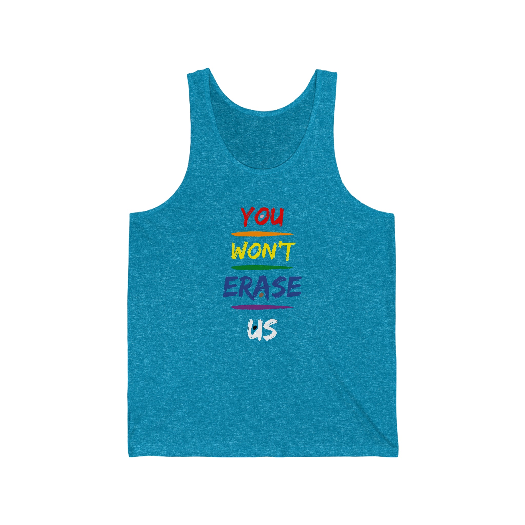 You Won't Erase Us Tank Pride Edition - Tank - Twisted Jezebel