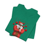 Santa Daddy, Jingle Balls Tee, White Edition