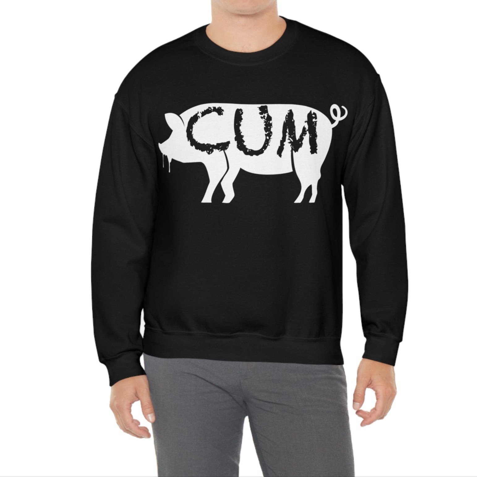 Cum Pig Pullover - Sweatshirt - Twisted Jezebel