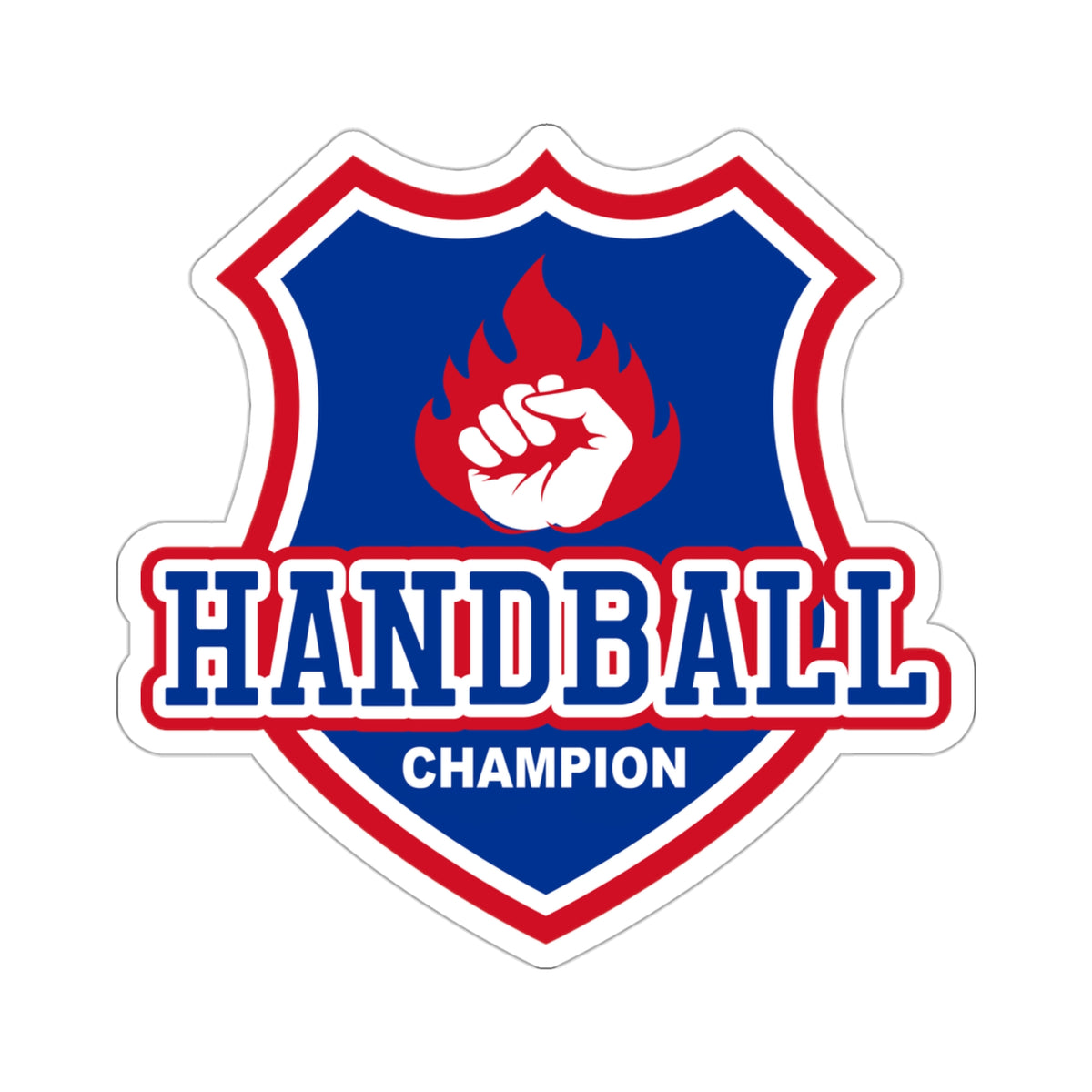 Handball Champion Kiss-Cut Stickers - Kiss-Cut Stickers - Twisted Jezebel
