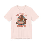 Antiqued We Threw the First Brick Stonewall Trans Women of Color Tribute Tee