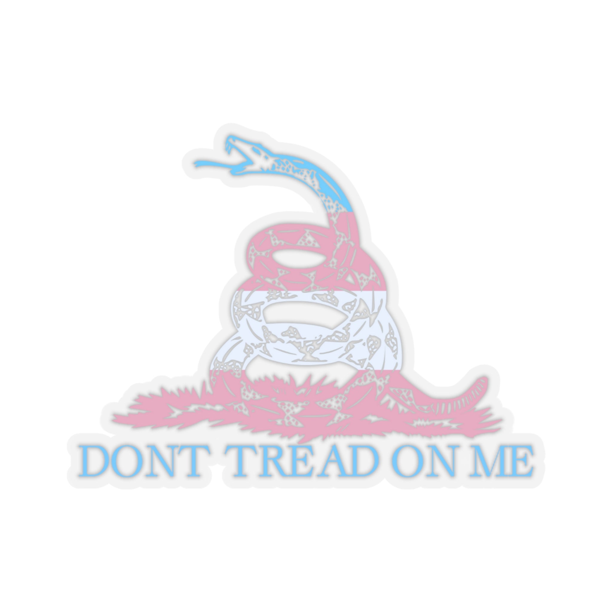 Dont Treat On Me Trans Edition Kiss-Cut Stickers - Kiss-Cut Stickers - Twisted Jezebel