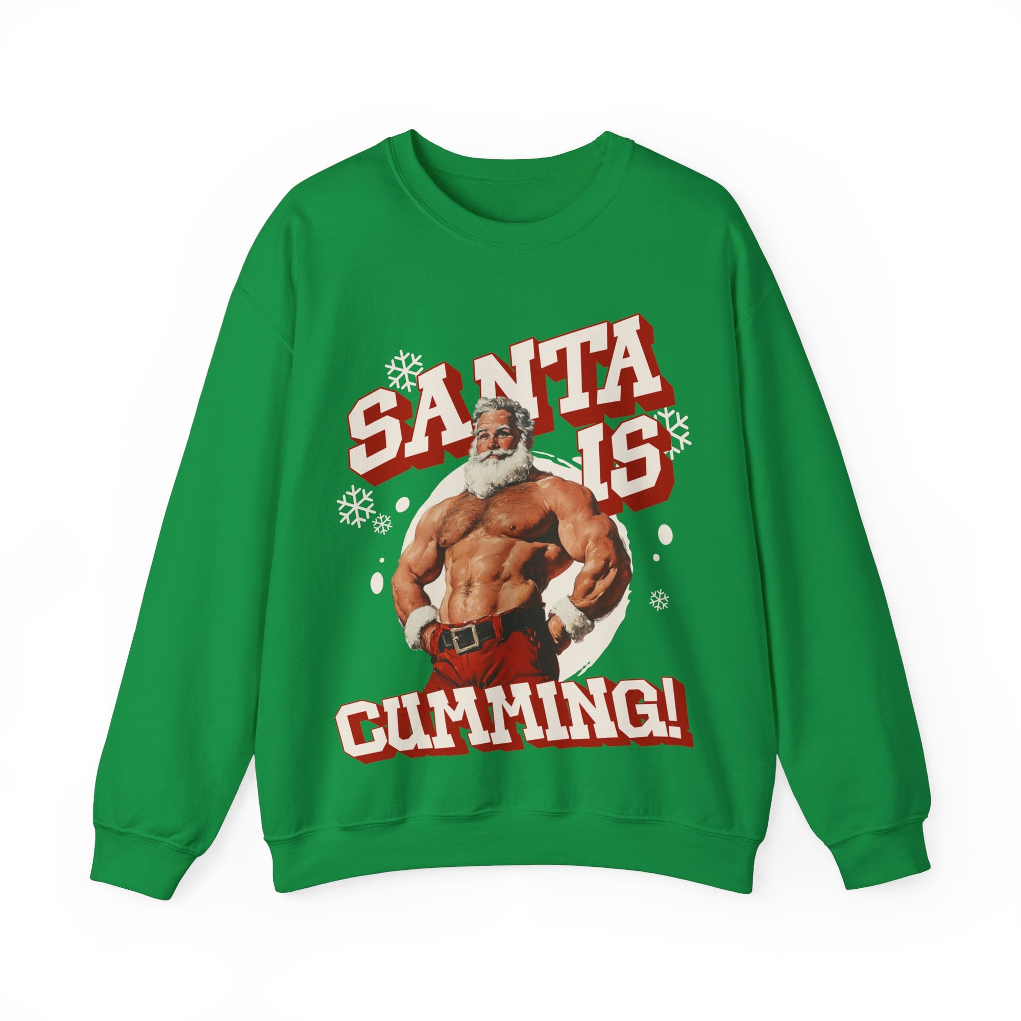 Santa Is Cumming Gildan Pullover