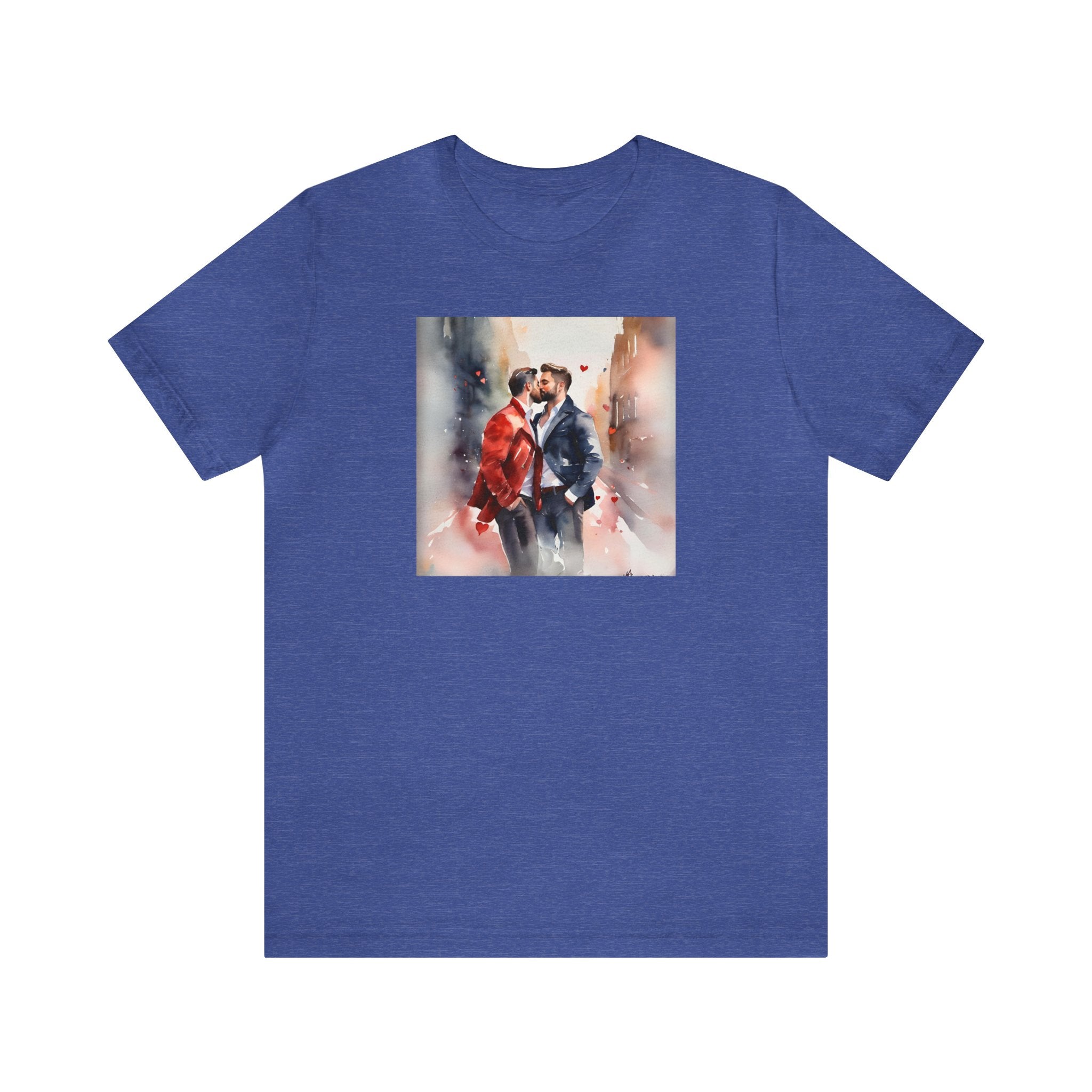 Gay Valentines: "Heartfelt Kiss" Tee - T-Shirt - Twisted Jezebel