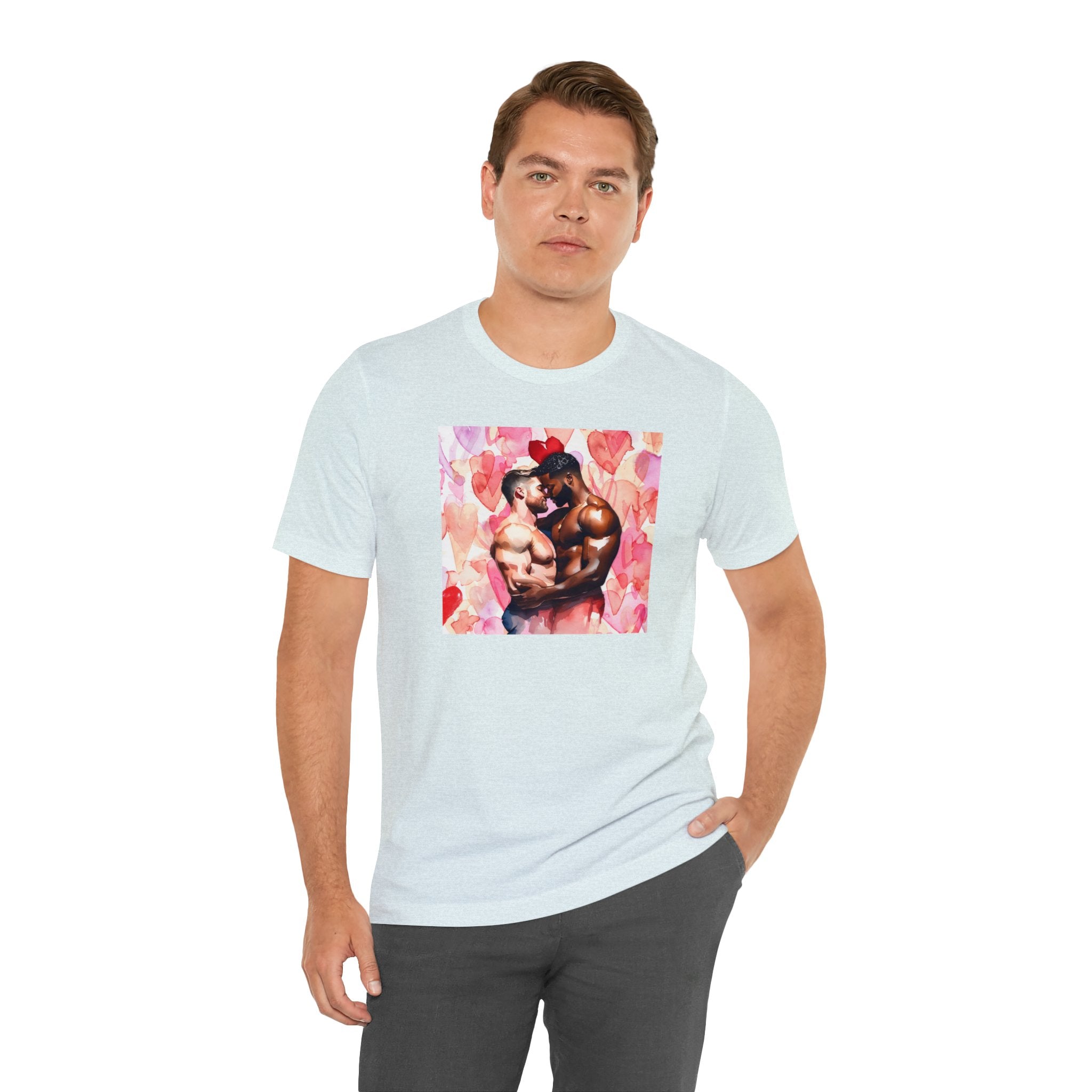Gay Valentines: "United Hearts" Tee - T-Shirt - Twisted Jezebel