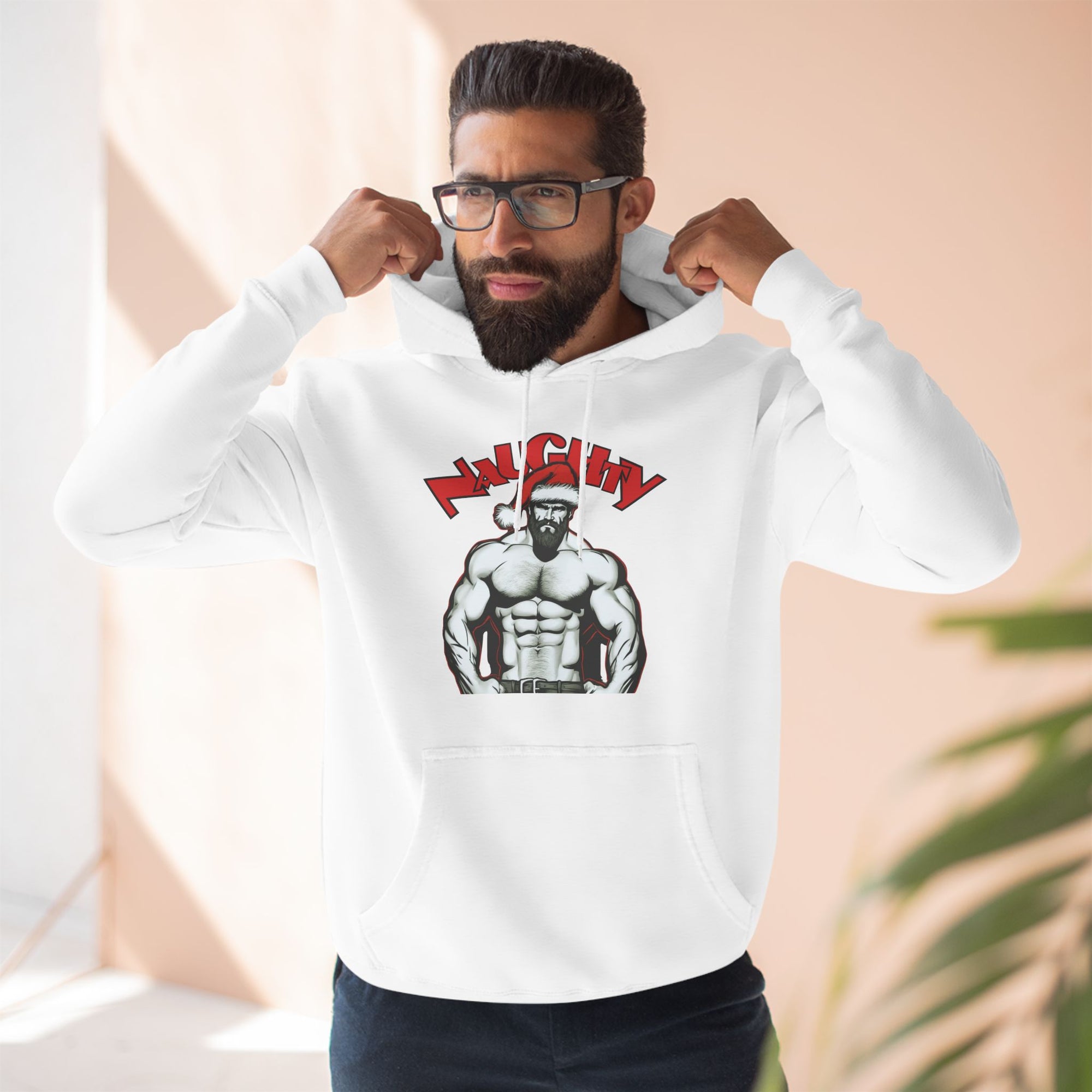 Naughty Daddy Three-Panel Fleece Hoodie