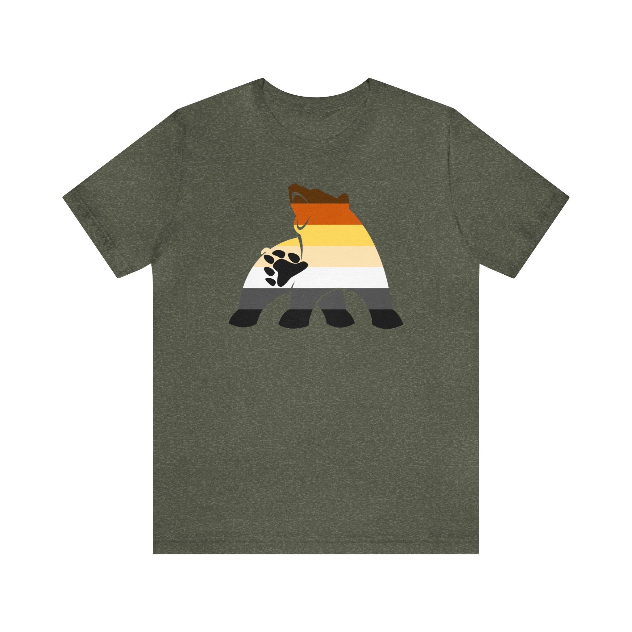 Bear Brotherhood Flag Silhouette Tee - Tee - Twisted Jezebel