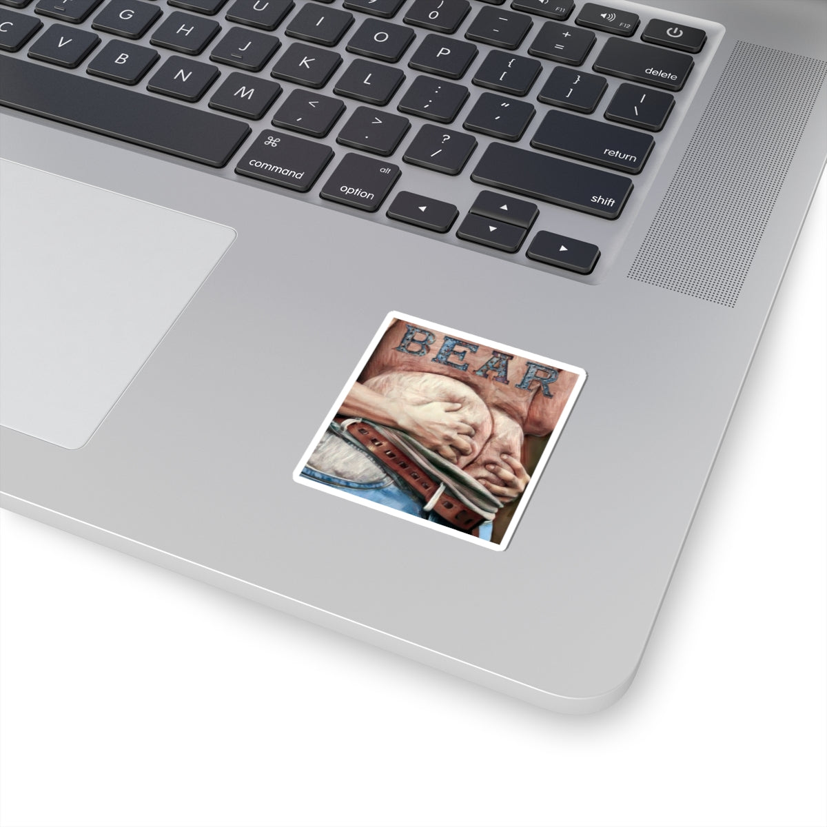Bear Butt Kiss-Cut Stickers