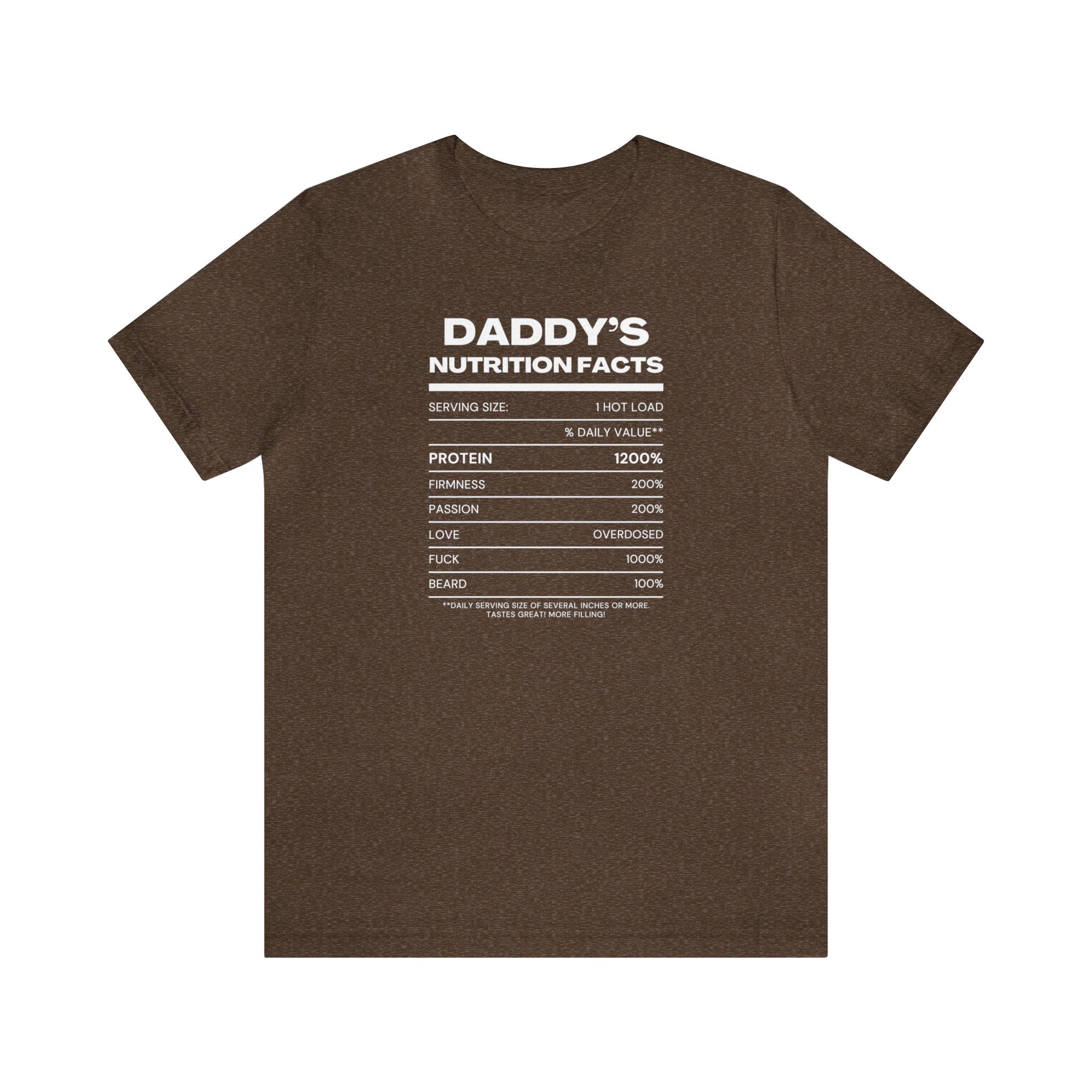 Daddy's Nutrition Facts Tee - Tee - Twisted Jezebel