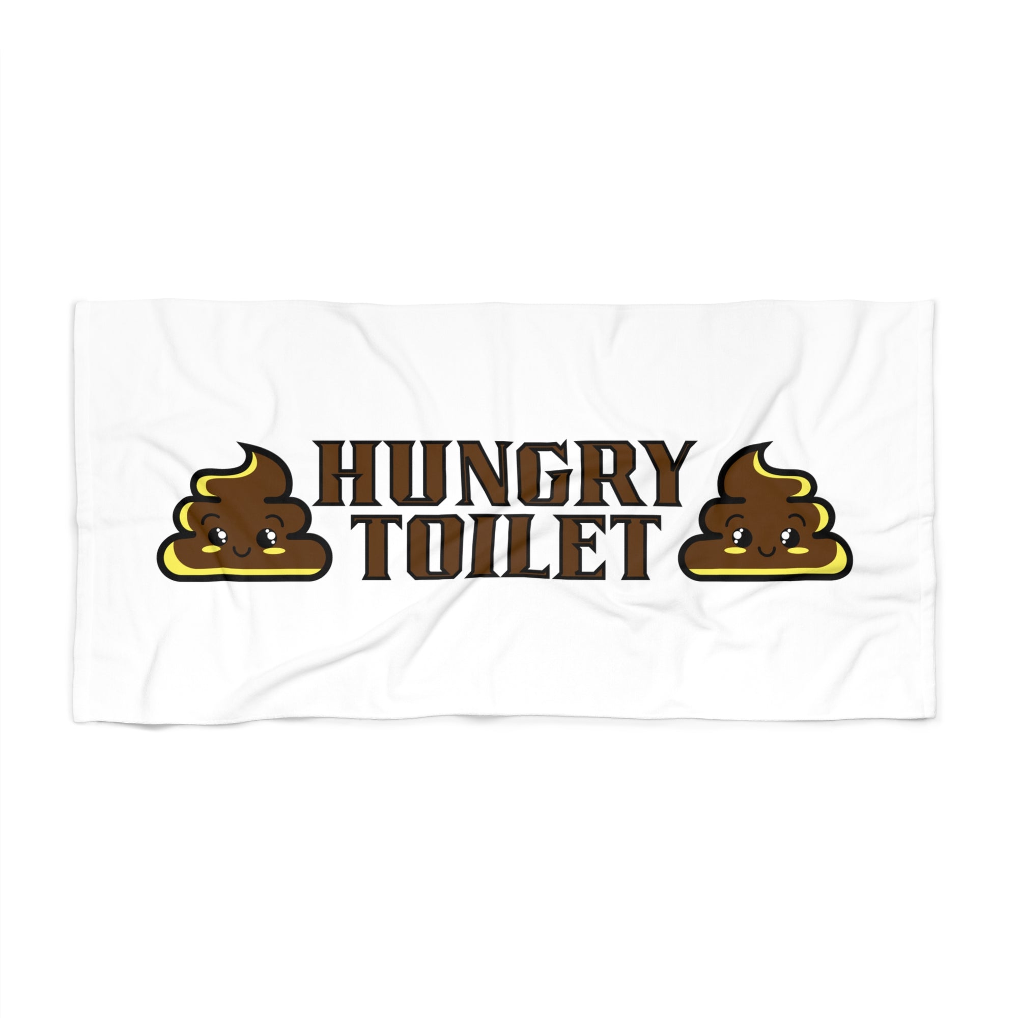 Hungry Toilet Rimming Mat Towel