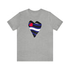 Leather Heart Tee - Tee - Twisted Jezebel