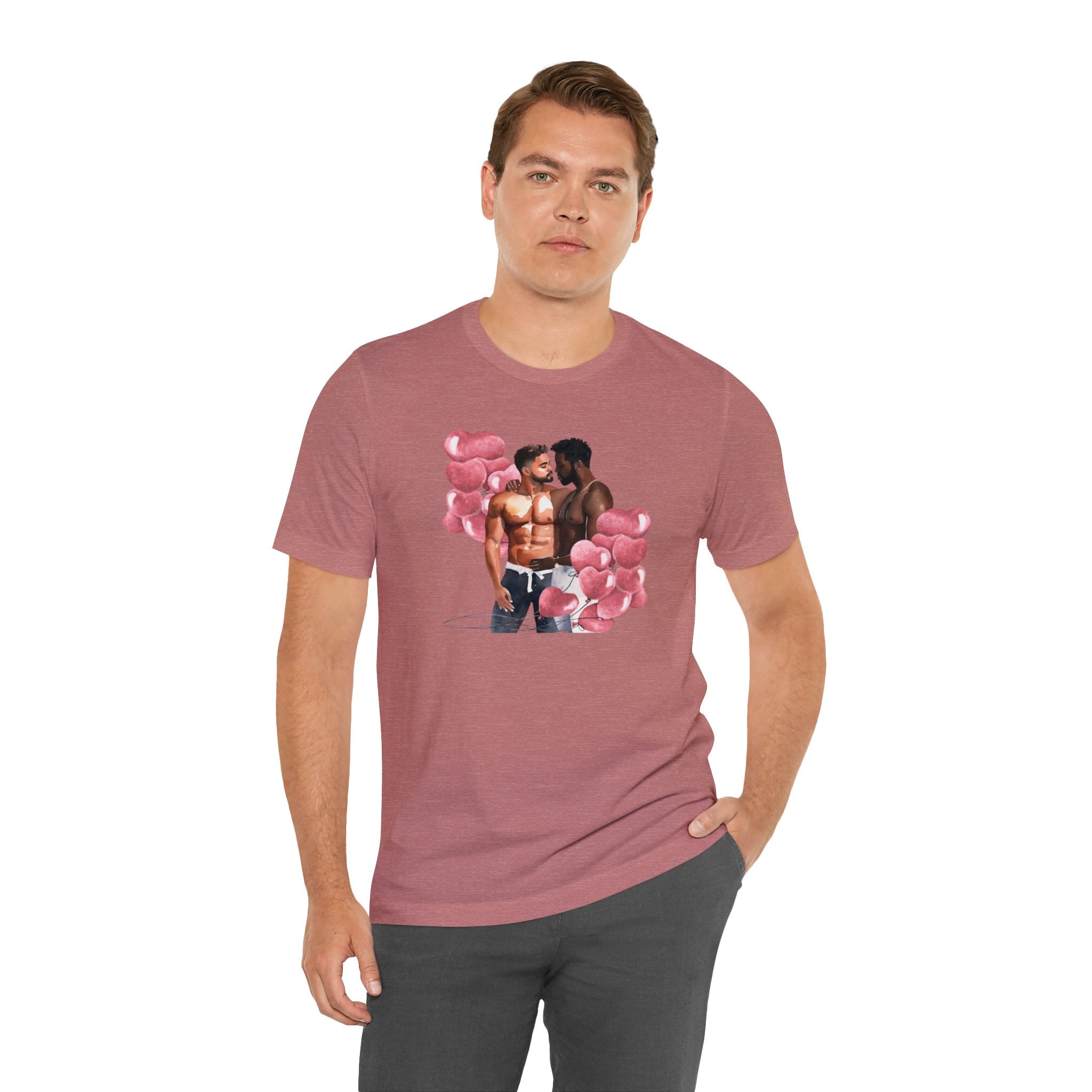Gay Valentines: "Whispers of the Heart" Tee - T-Shirt - Twisted Jezebel