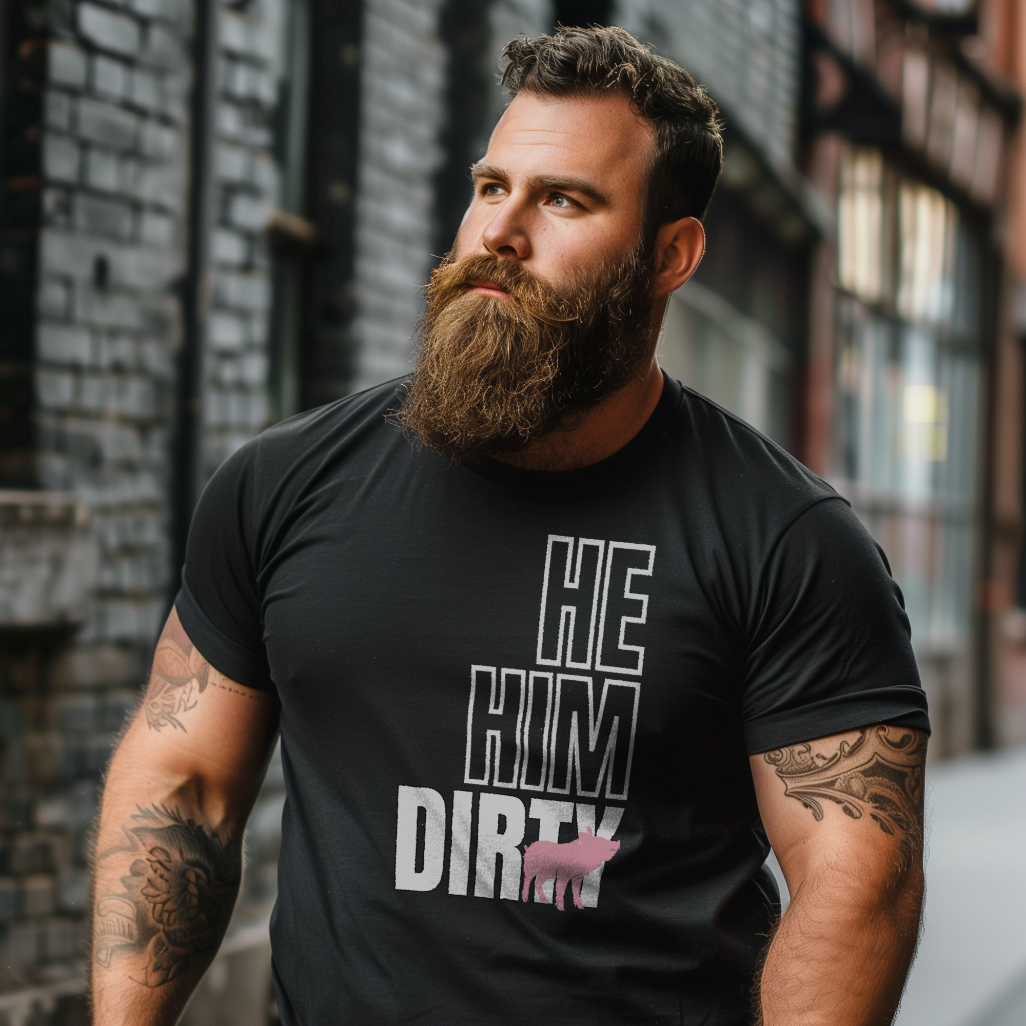 He, Him, Dirty Pig Tee