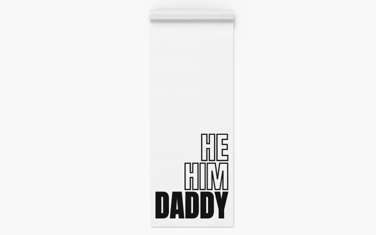 He, Him, Daddy Fluid Proof Rimming Mat